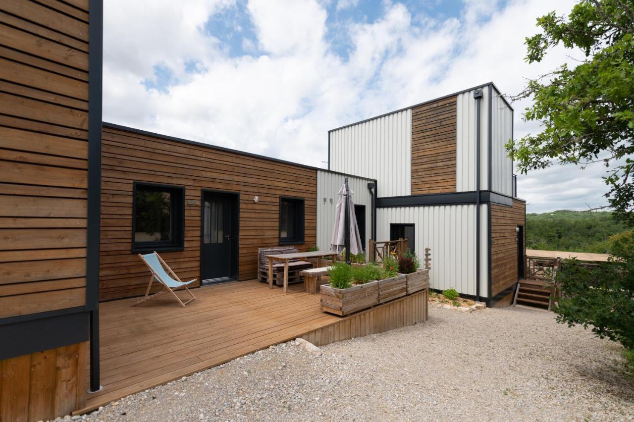 Lot En Dock 3 Logements Atypiques Et Ecologiques En Vallee De La Dordogne Souillac Eksteriør billede